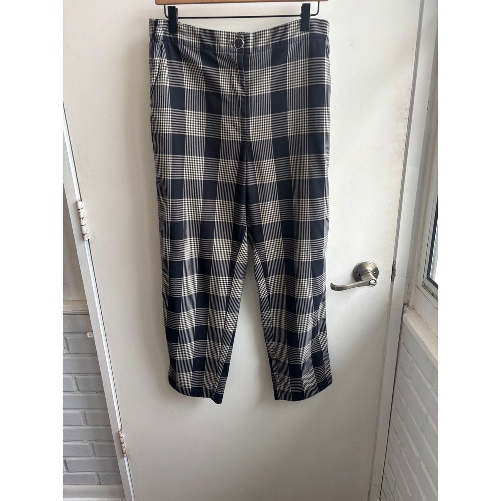 Maeve by Anthropologie Plaid Trousers 10 workwear layered staple tailored